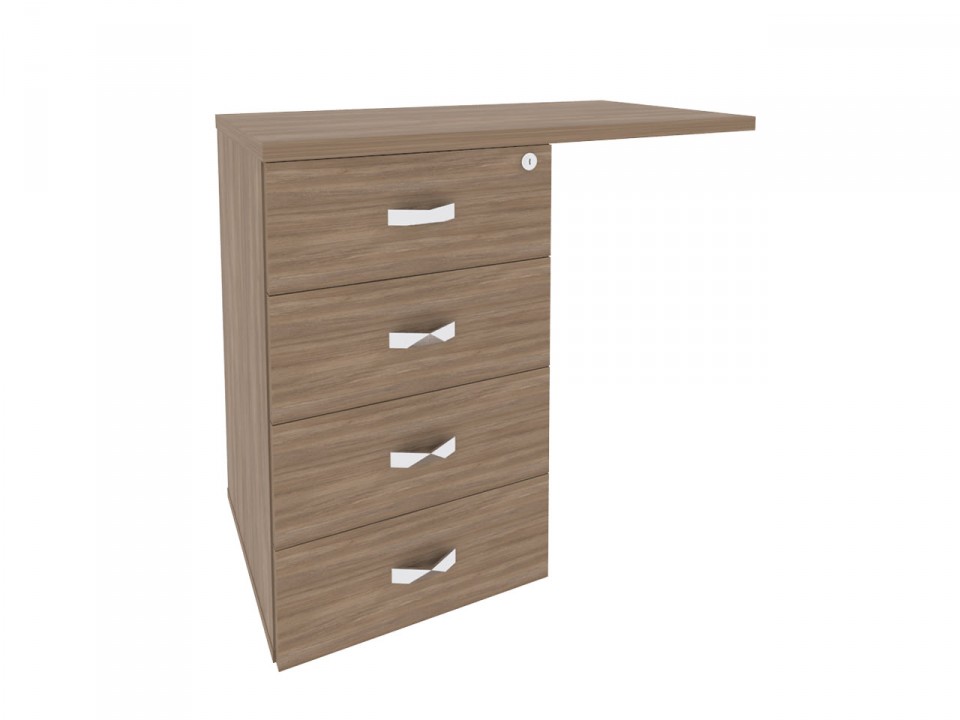 Офисная мебель ONIX O.TPU-4 Тумба приставная (универсальная л/пр)